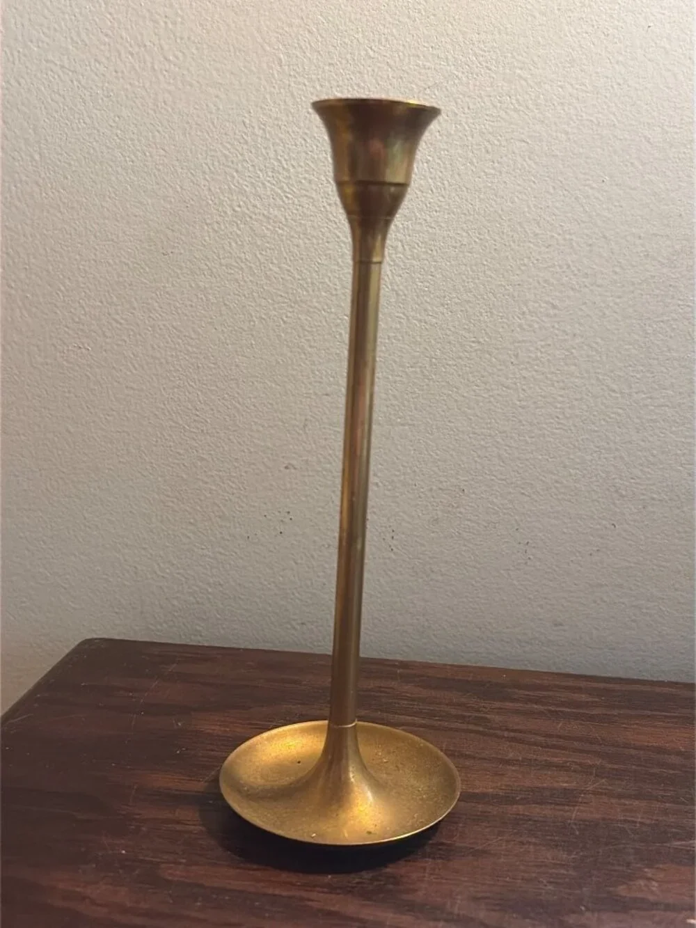 VTG Brass Taper Candle Holder - 8